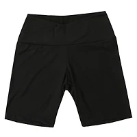 Ribbed Crossover Waist Bike Shorts