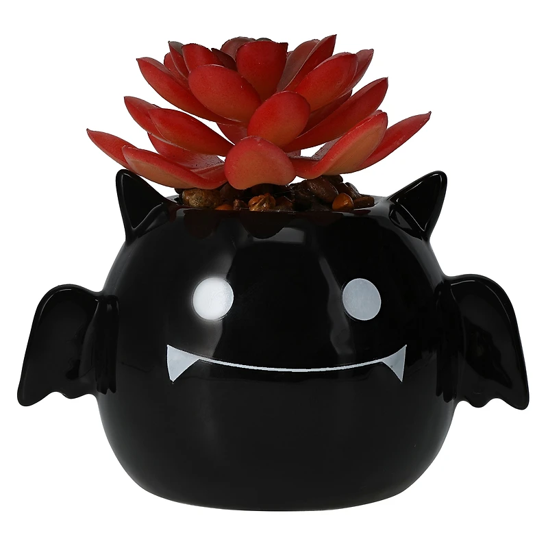 Halloween Faux Succulent 4.2in