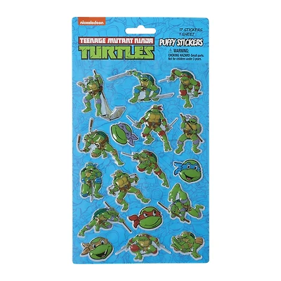 Teenage Mutant Ninja Turtles® Puffy Stickers 17-Count