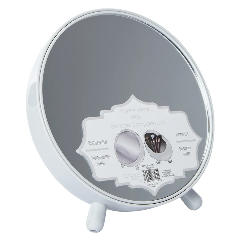 Vanity Mirror With Storage Compartment