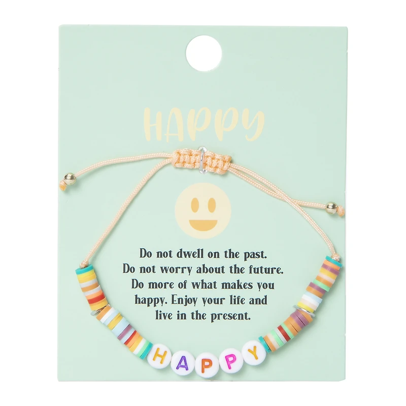 Beaded Positivity Bracelet