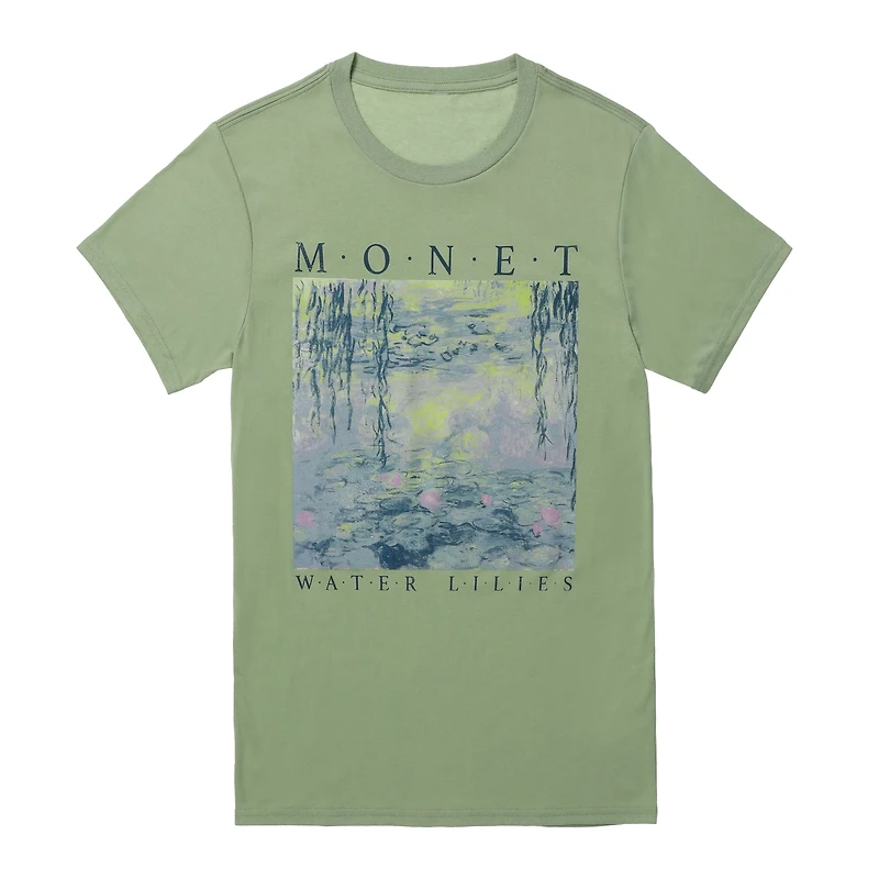 Monet Water Lilies Graphic Tee
