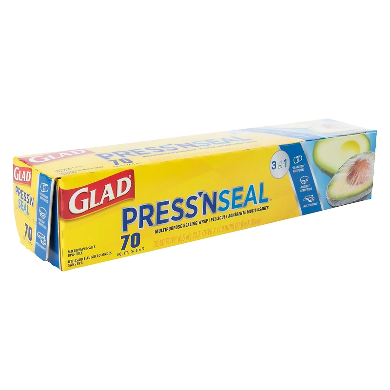 Glad® Press'N Seal™ Plastic Sealing Wrap 70 Sq.ft