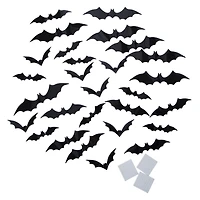 30-Count Halloween Bats Wall Decor
