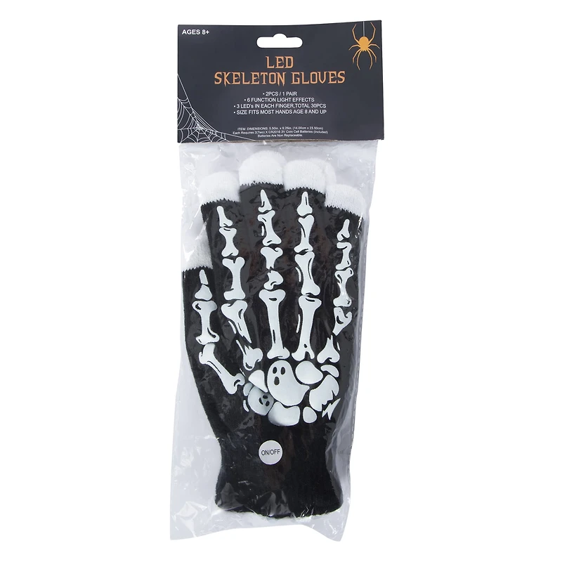 LED Skeleton Gloves