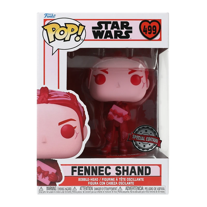Funko Pop! Star Wars Fennec Shand Valentines Day Bobble-Head