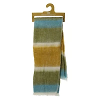 Handwoven Mohair Wool Throw Blanket 50in x 60in