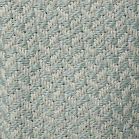 Handwoven Herringbone Throw Blanket 40in x 50in
