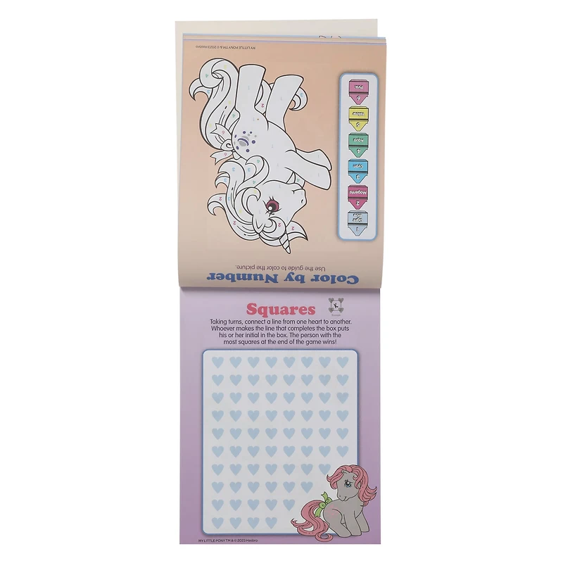 Retro My Little Pony® Activity Pad With Over 30 Puffy Stickers