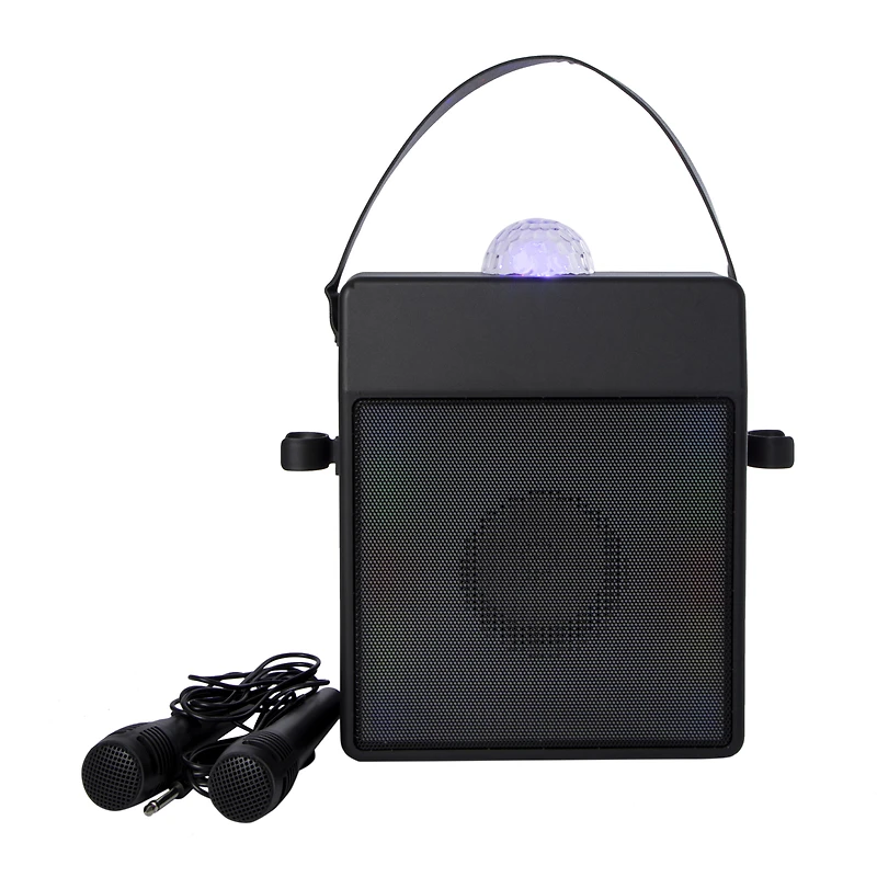 LED Bluetooth® Wireless Karaoke Speaker With 2 Microphones