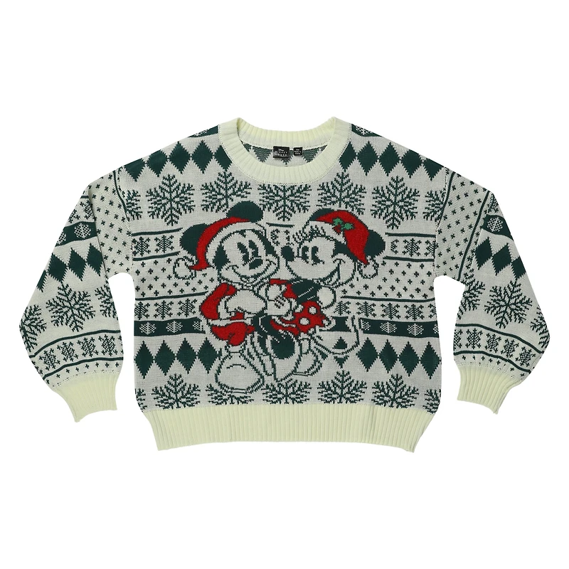 Mickey & Minnie Mouse Christmas Sweater