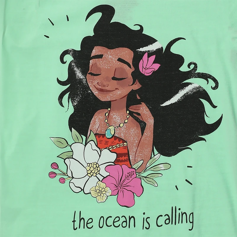 Juniors Moana 'The Ocean Is Calling' Graphic Tee