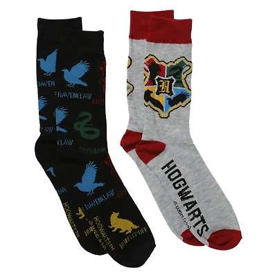 Harry Potter™ Houses Mens Crew Socks 2-Pack