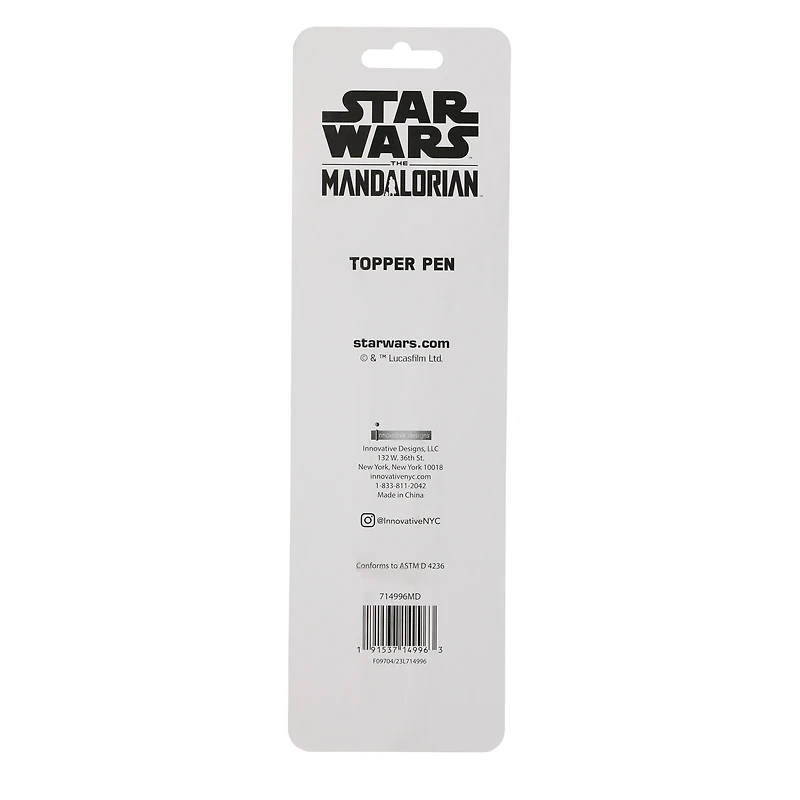 Star Wars The Mandalorian Grogu Topper Pen