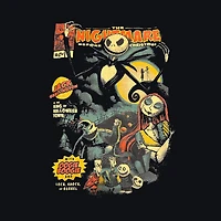 Disney Tim Burton's The Nightmare Before Christmas Comic Book Graphic Tee