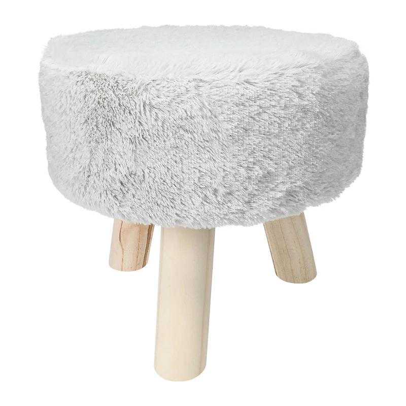 Plush Foot Stool 11in
