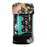 Disney Tim Burton's The Nightmare Before Christmas  Plush Throw Blanket 40in x 50in