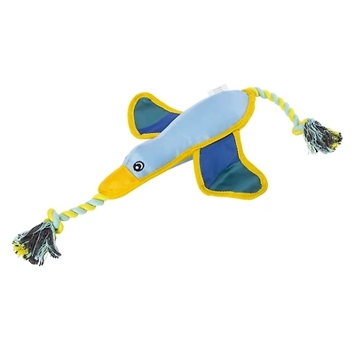 Tough Duck Dog Toy With Rope