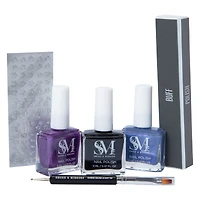 Smoke & Mirrors Nail Art 6-Piece Set