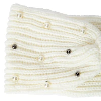 Pearl Knit Ear Warmer Headband
