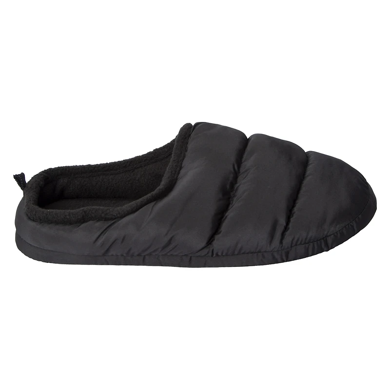 Mens Quilted Puffy Slippers