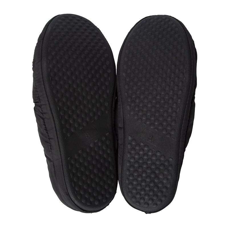 Mens Quilted Puffy Slippers
