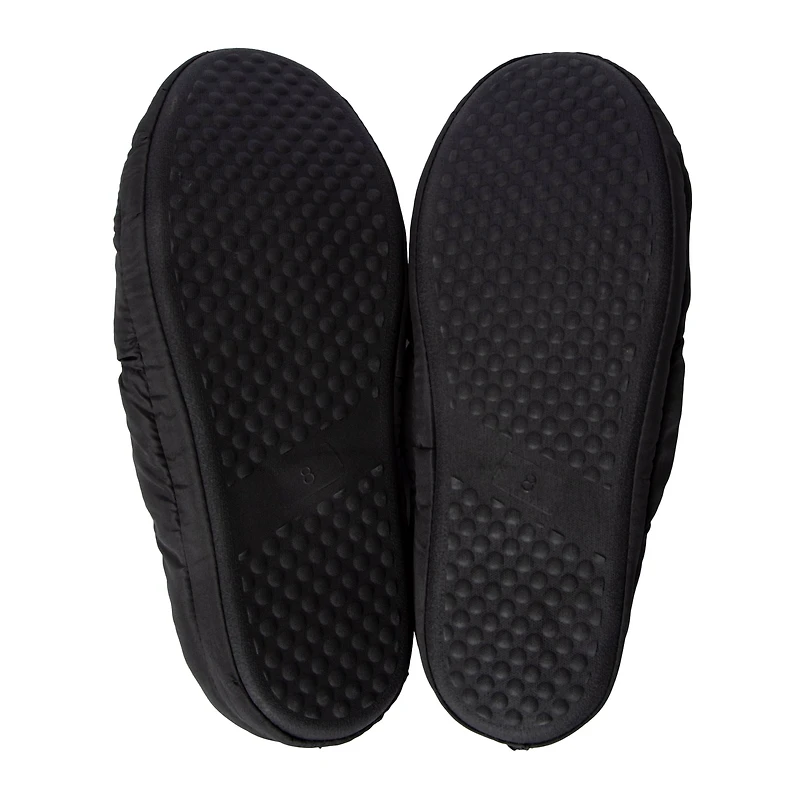 Mens Quilted Puffy Slippers