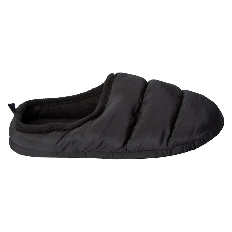 Mens Quilted Puffy Slippers