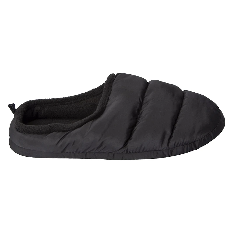 Mens Quilted Puffy Slippers