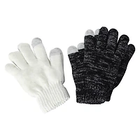 Lined Knit Gloves 2-Pack
