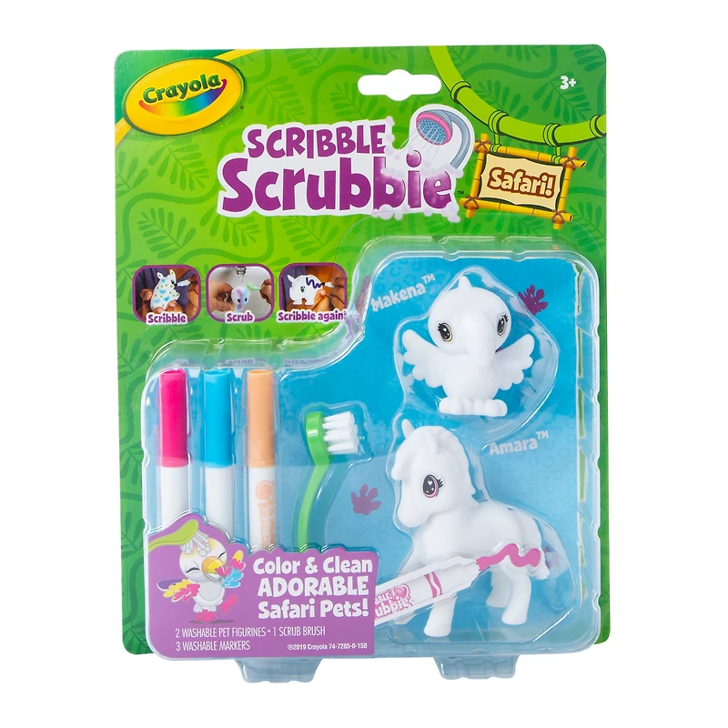 Crayola® Scribble Scrubbie™ Kit - Safari Pets