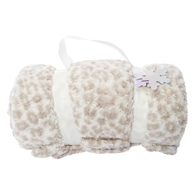 Roll-Up Plush Sherpa Blanket