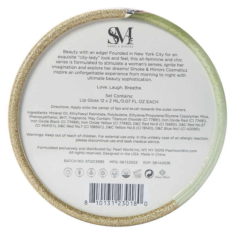 Smoke & Mirrors Lip Gloss Set 12-Count