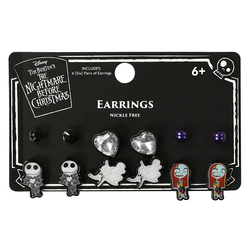 The Nightmare Before Christmas Earrings 6-Pair