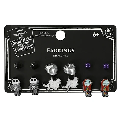 The Nightmare Before Christmas Earrings 6-Pair