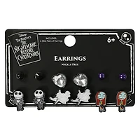 The Nightmare Before Christmas Earrings 6-Pair