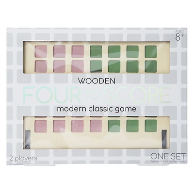Wooden Four To Score Modern Classic Game