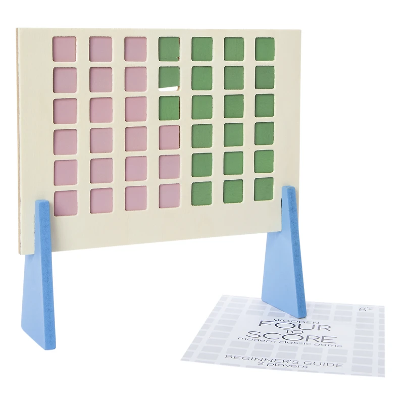 Wooden Four To Score Modern Classic Game