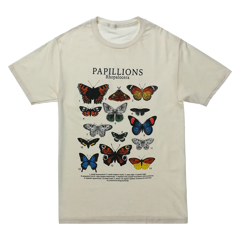 Butterfly Chart Graphic Tee