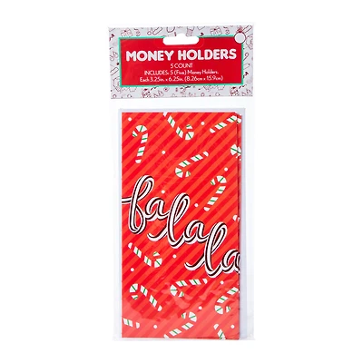Holiday Money Holders 5-Count