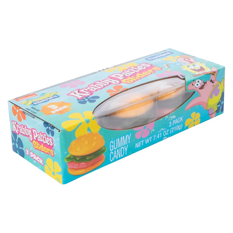 Spongebob Squarepants™ Krabby Patty Gummy Candy Sliders 3-Count