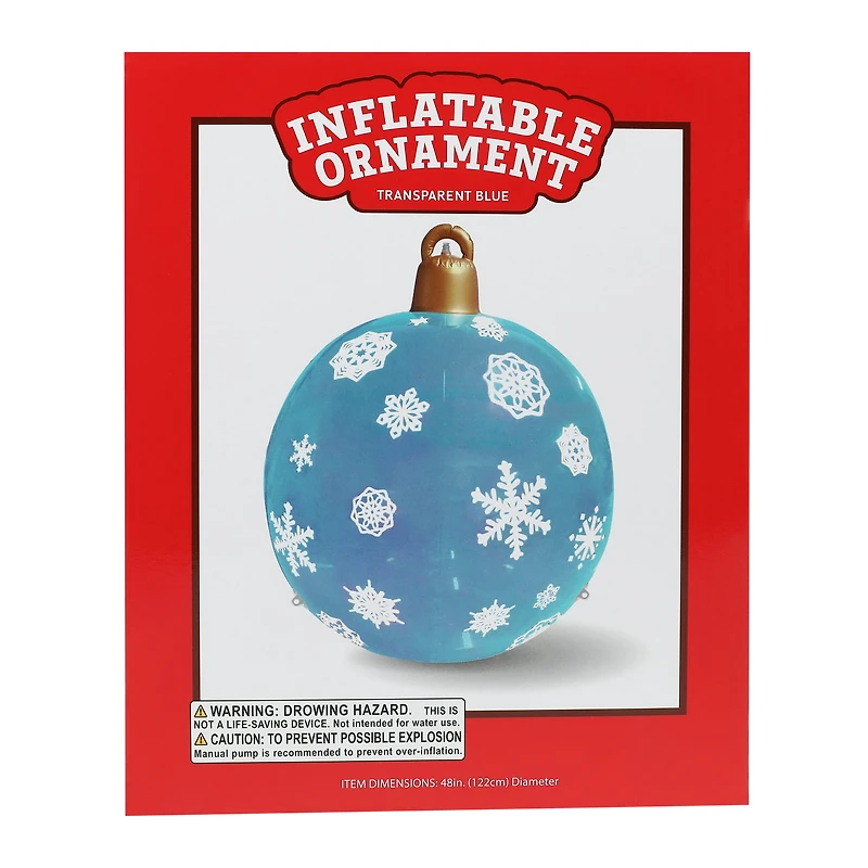Big Inflatable Christmas Ornament 48in