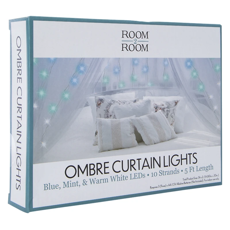 LED Curtain Lights 10 Strands