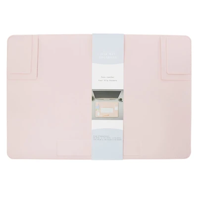 Faux Leather Desk Mat 23.6in x 15.75in