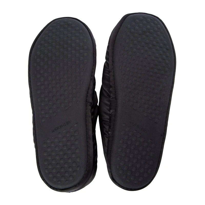 Ladies Quilted Puffer Slippers