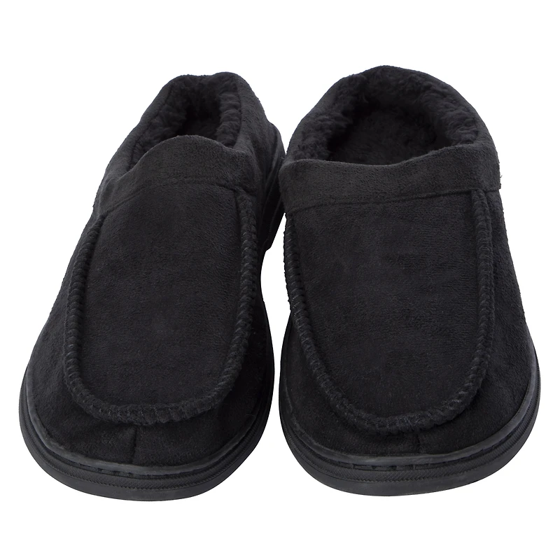 Mens Faux Suede Slippers