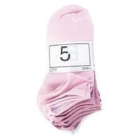 Ladies Low-Cut Socks 10-Pack - Solid Neutrals