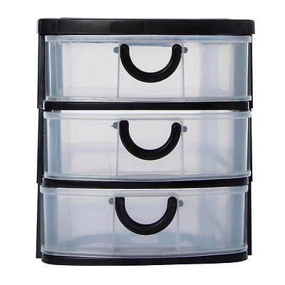 Stackable 3-Drawer Mini Organizer 7.5in X 6.25in