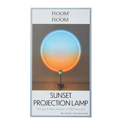 Sunset Projection Lamp - Orange & Blue