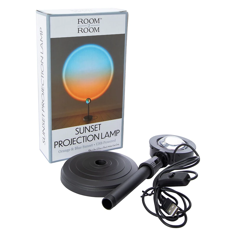 Sunset Projection Lamp - Orange & Blue
